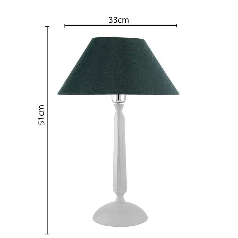 Table Lamp - Marvel Luminary White Table Lamp - Green