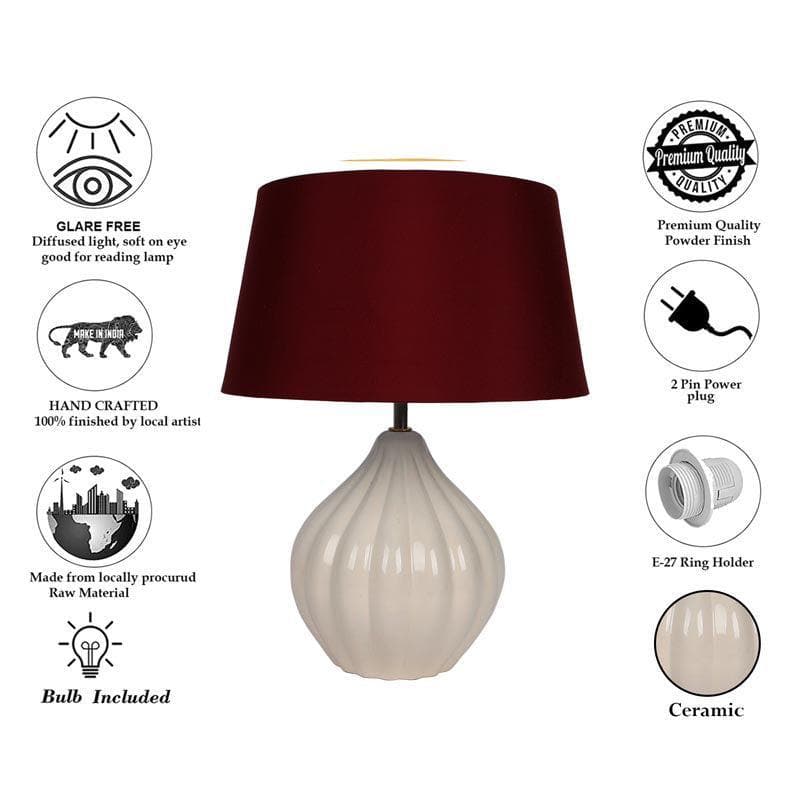 Table Lamp - Modak Table Lamp - Red