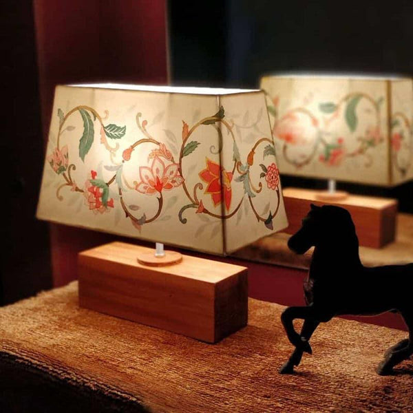 Buy Table Lamp - Mural Muse Table Lamp at Vaaree online