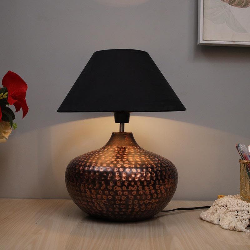 Buy Nihita Table Lamp - Black Table Lamp from Vaaree