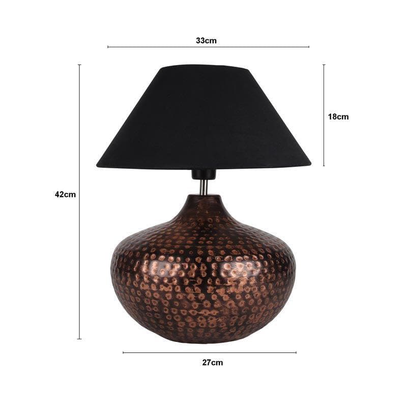 Buy Nihita Table Lamp - Black Table Lamp from Vaaree