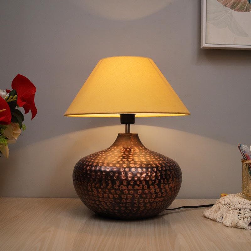 Buy Nihita Table Lamp - Gold Table Lamp from Vaaree