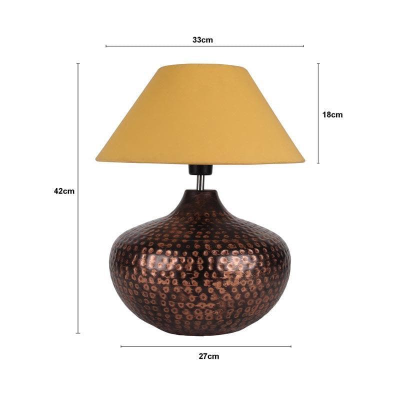 Buy Nihita Table Lamp - Gold Table Lamp from Vaaree