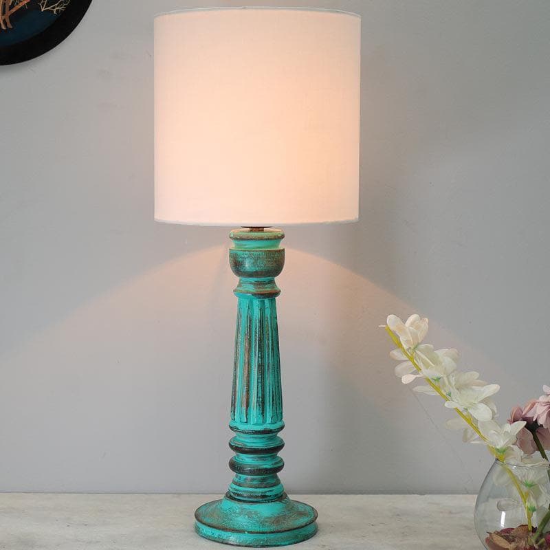 Buy Niyokta Table Lamp - White Table Lamp from Vaaree