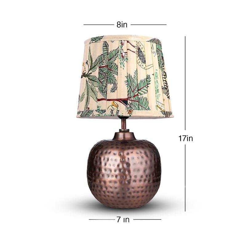 Buy Noa Hammered Table Lamp - Green Table Lamp from Vaaree