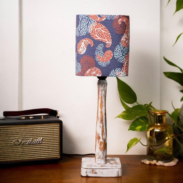 Table Lamp - Precious Paisley With Distress Stand Table Lamp