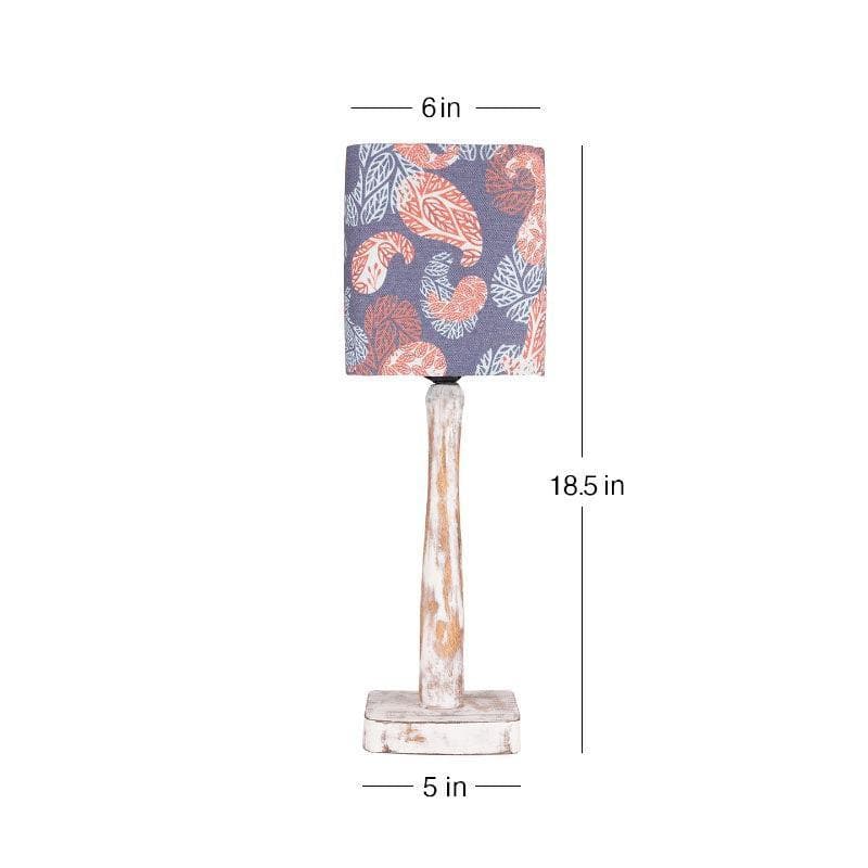 Table Lamp - Precious Paisley With Distress Stand Table Lamp