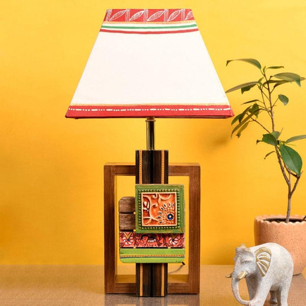 Table Lamp - Prena Wooden Table Lamp