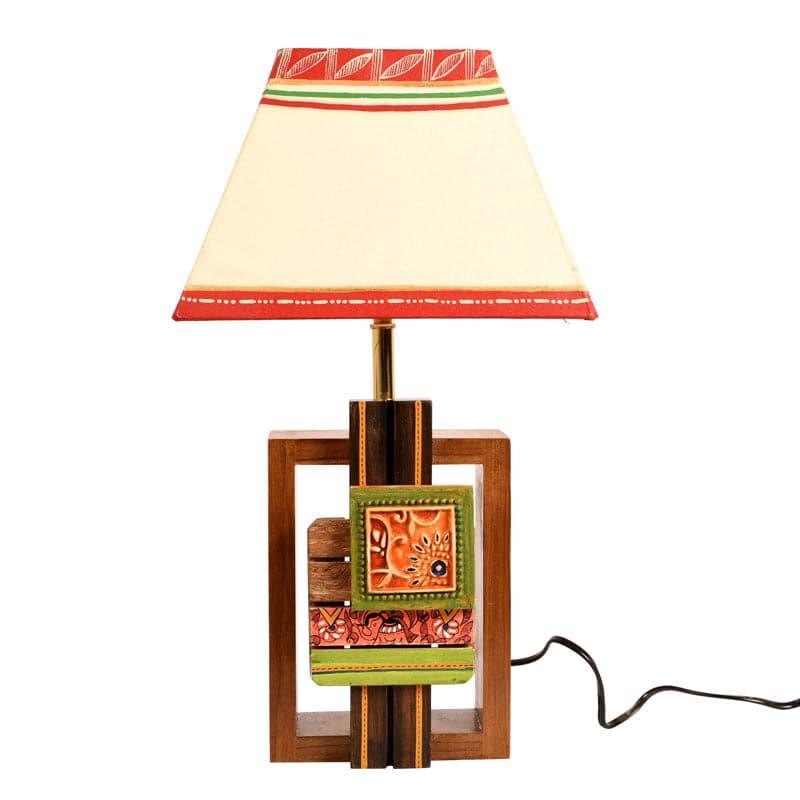 Buy Prena Wooden Table Lamp Table Lamp from Vaaree