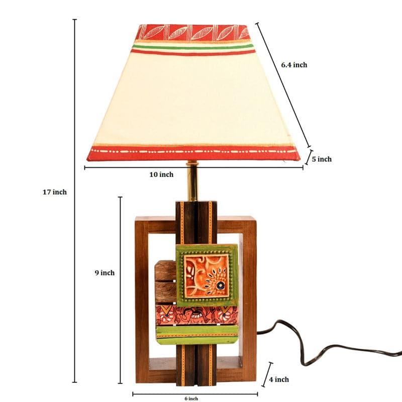 Buy Prena Wooden Table Lamp Table Lamp from Vaaree