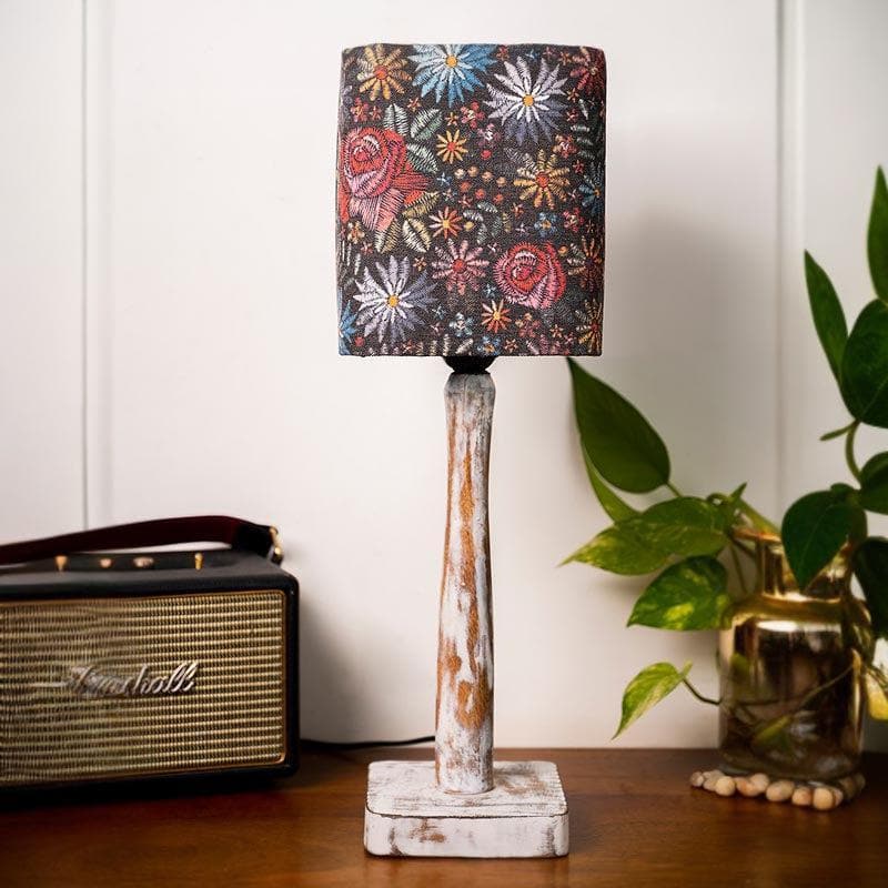 Table Lamp - Psychedelic Trance With Distress Stand Table Lamp