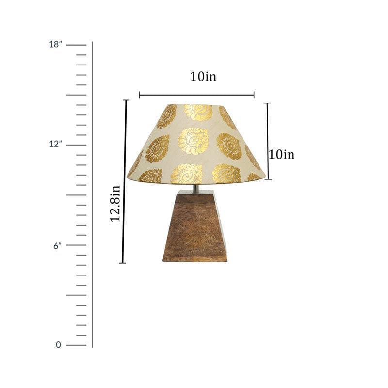 Table Lamp - Pyramid Perfection Gold Leaf Table Lamp