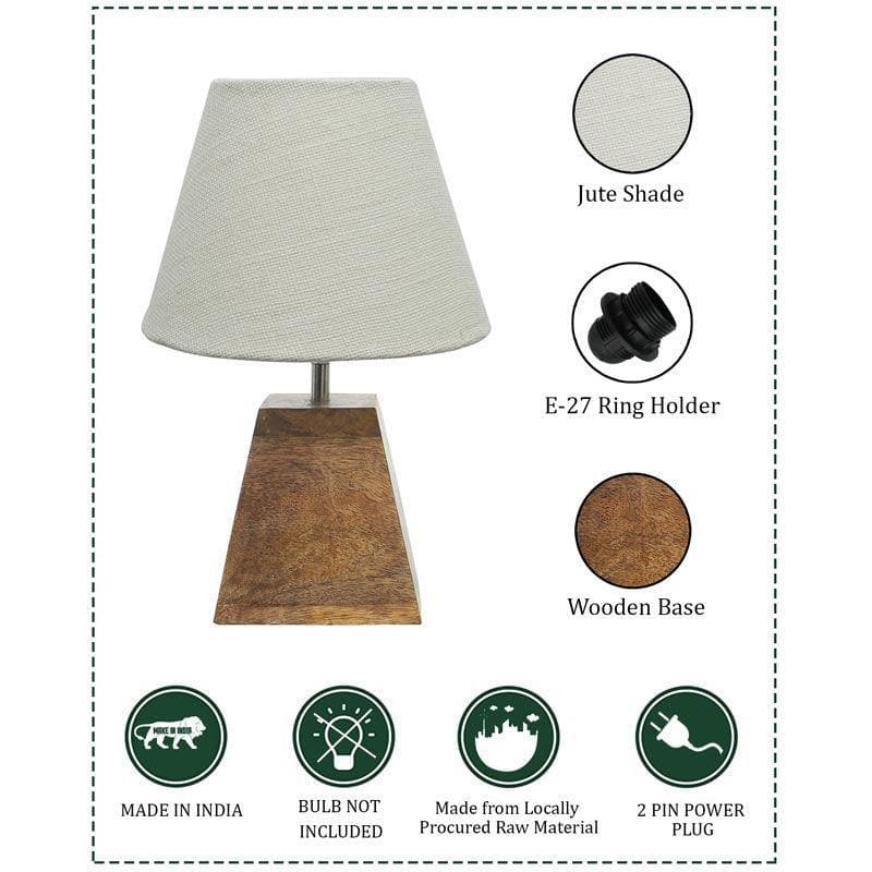 Buy Pyramid Perfection Solid Table Lamp Table Lamp from Vaaree