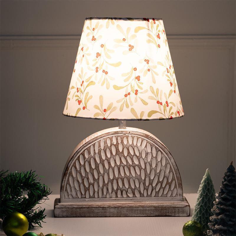 Table Lamp - Red Berry Hemidome Table Lamp