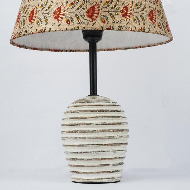 Table Lamp - Red Tribal Bloom Nora Table Lamp