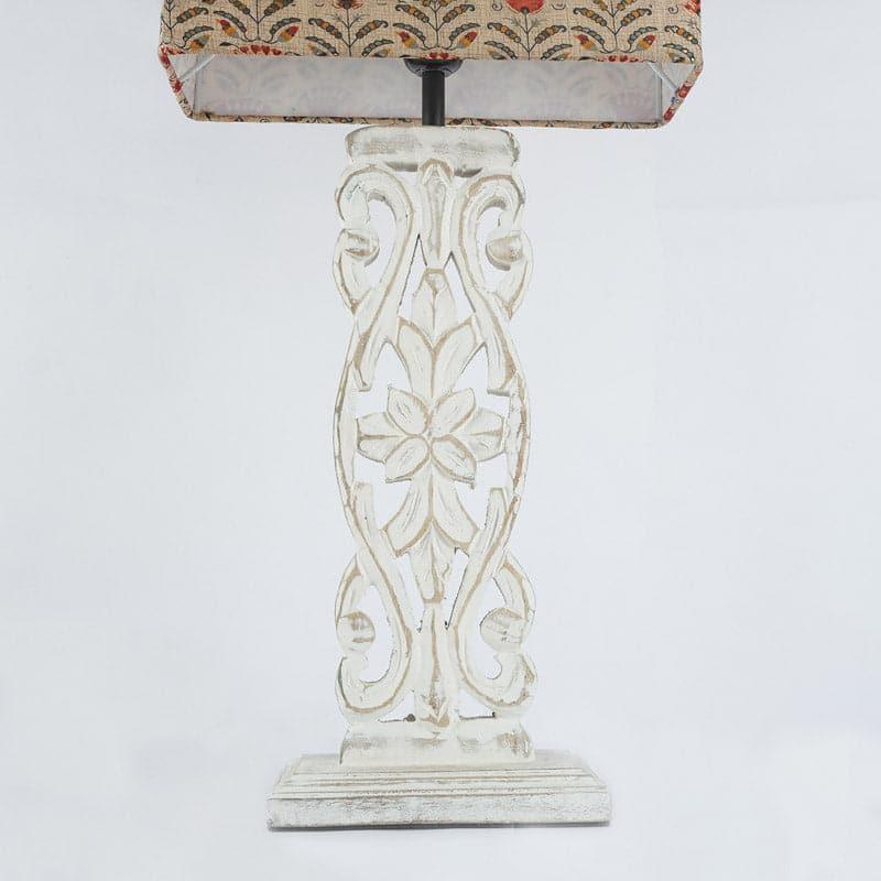 Table Lamp - Red Tribal Bloom Patricia Table Lamp