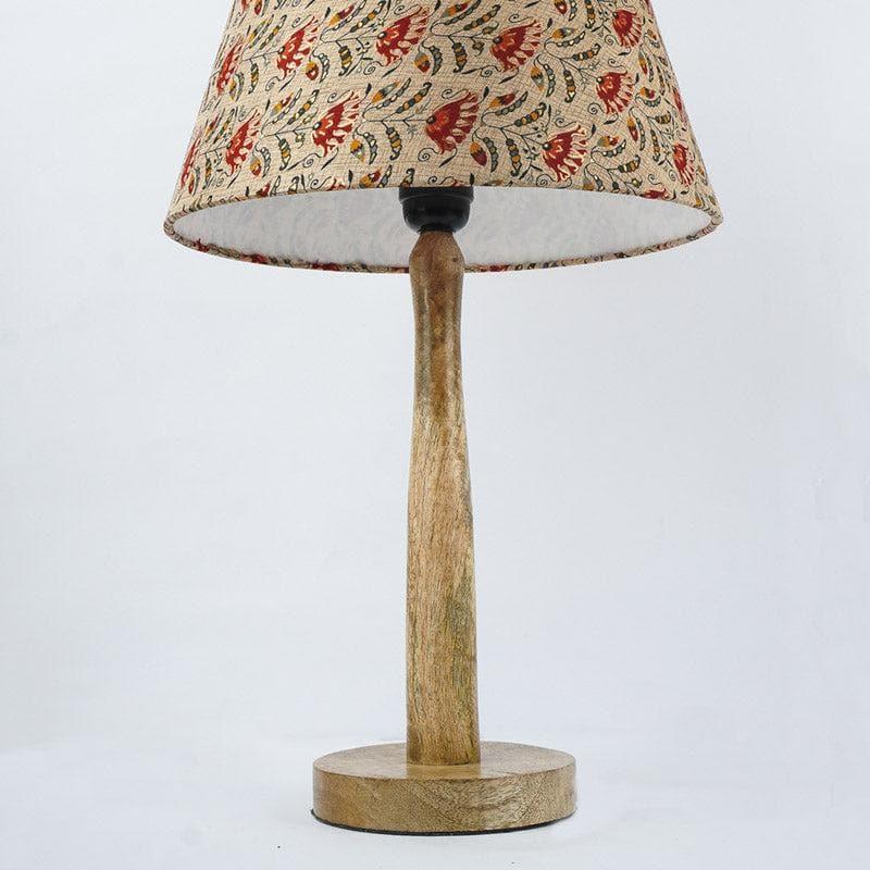 Table Lamp - Red Tribal Bloom Quasar Table Lamp