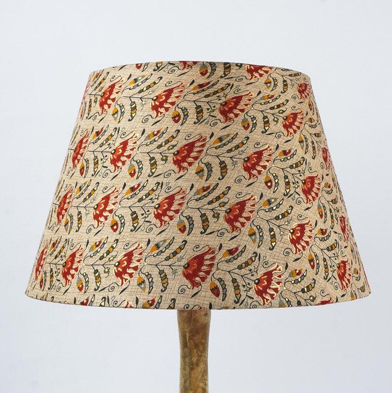 Table Lamp - Red Tribal Bloom Quasar Table Lamp