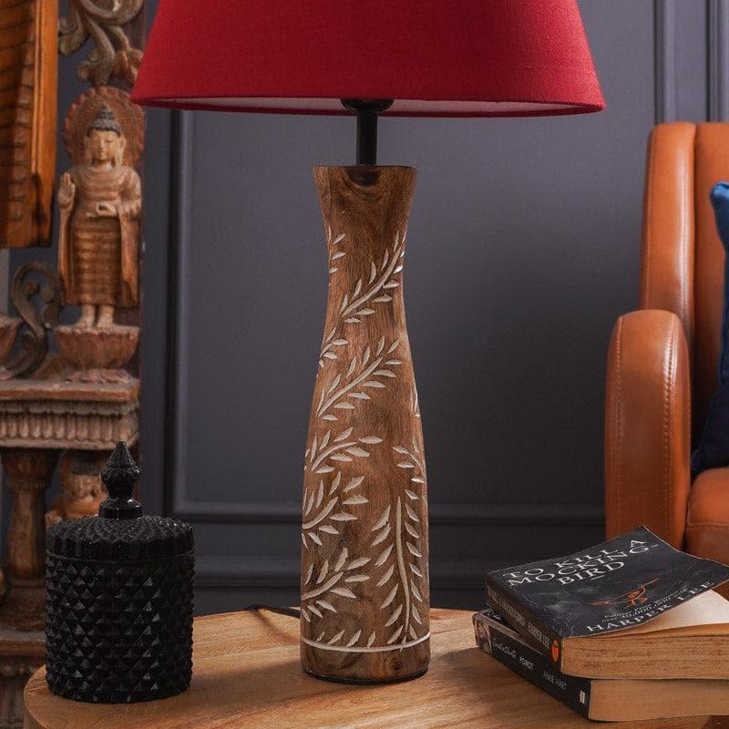 Table Lamp - Red Wrap Fern Fun Table Lamp