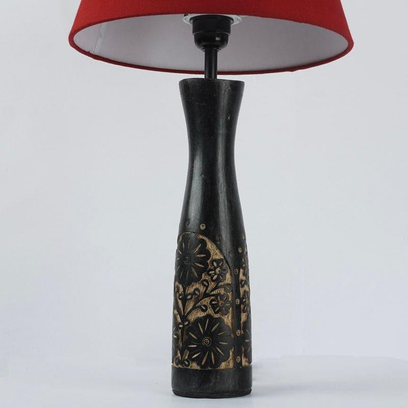 Table Lamp - Red Wrap Petunia Table Lamp