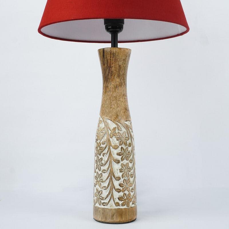 Table Lamp - Red Wrap Rustic Charm Table Lamp