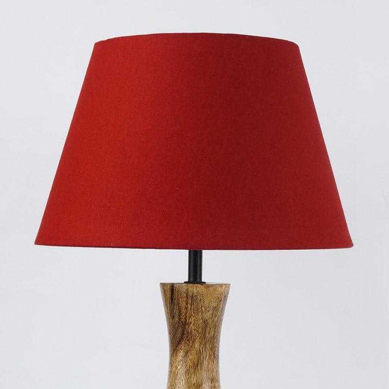 Table Lamp - Red Wrap Rustic Charm Table Lamp