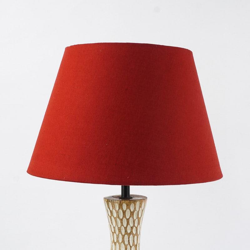 Table Lamp - Red Wrap Textured Table Lamp