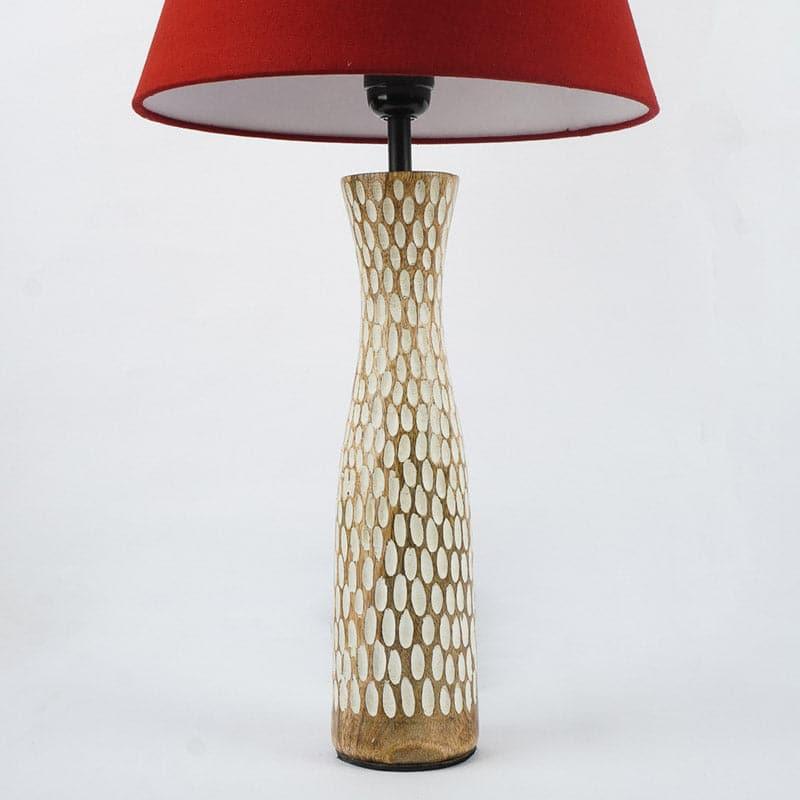 Table Lamp - Red Wrap Textured Table Lamp