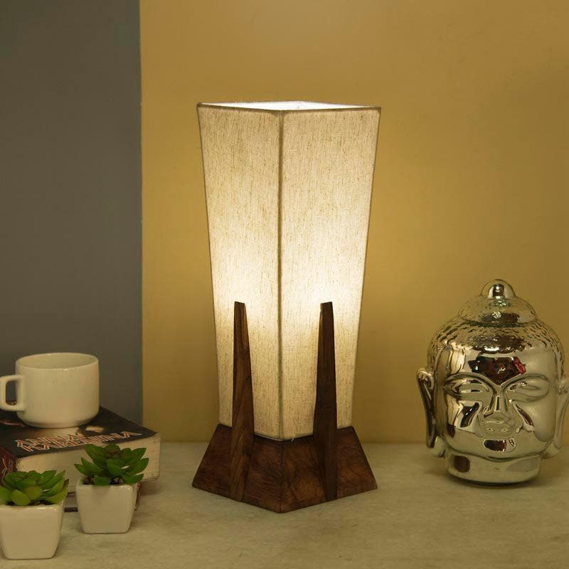 Buy Retro Radiance Table Lamp (Brown) - Set Of Two Table Lamp from Vaaree