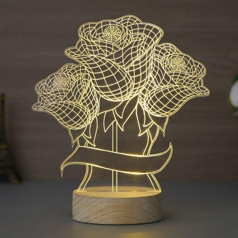 Buy Rose Bloom Luminance Lamp Table Lamp from Vaaree