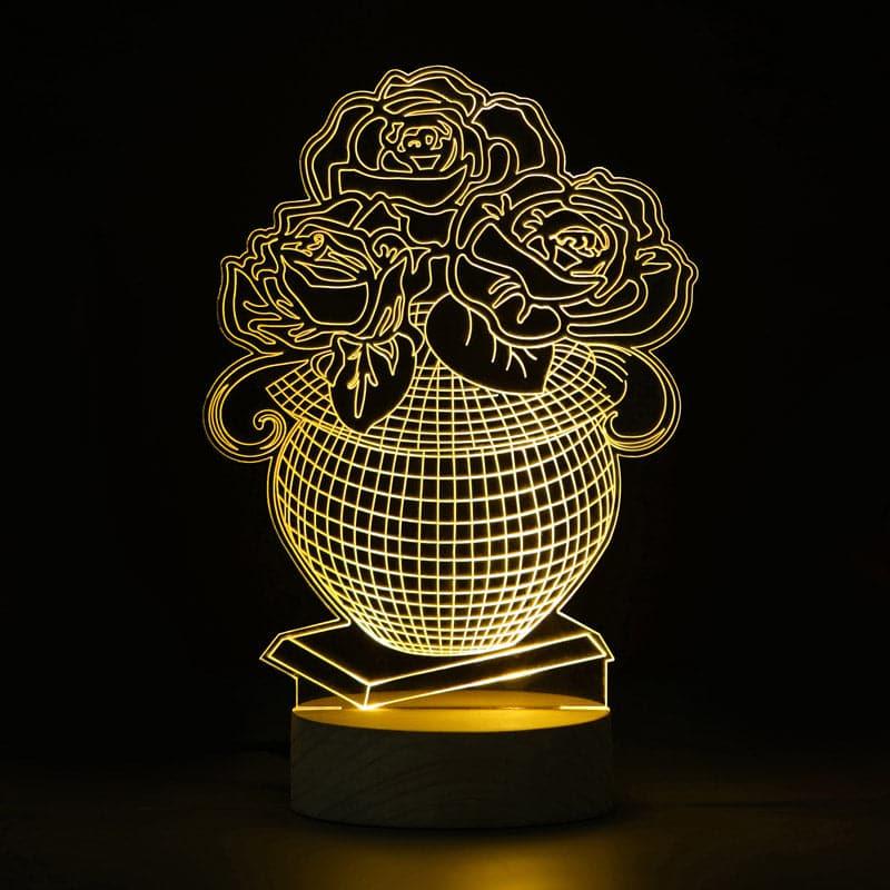 Table Lamp - Rose Pot Luminance Lamp