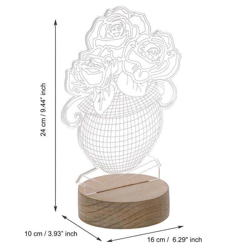 Table Lamp - Rose Pot Luminance Lamp