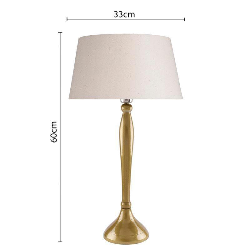 Buy Royal Ovoid Gold Table Lamp - Khadi Table Lamp from Vaaree