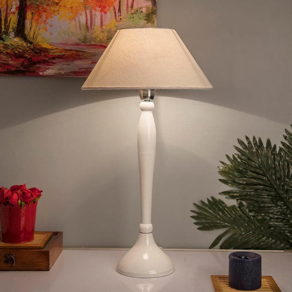 Table Lamp - Royal Ovoid White Table Lamp - White