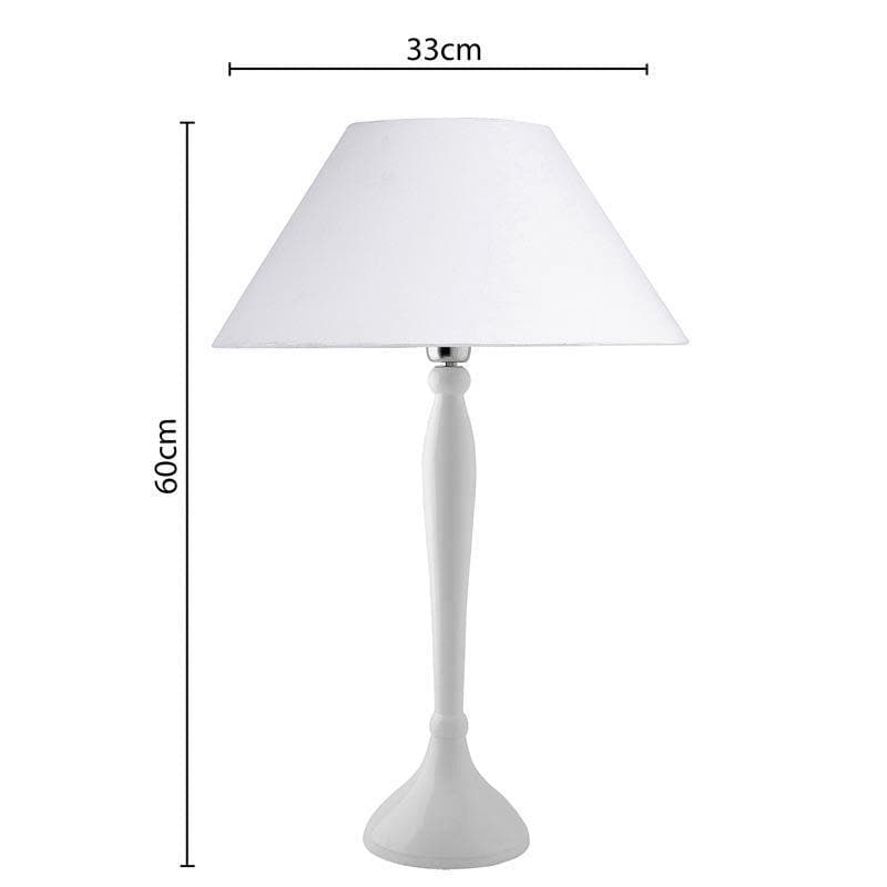 Table Lamp - Royal Ovoid White Table Lamp - White