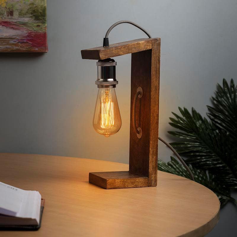 Table Lamp - Rustic Aura Table Lamp - Brown