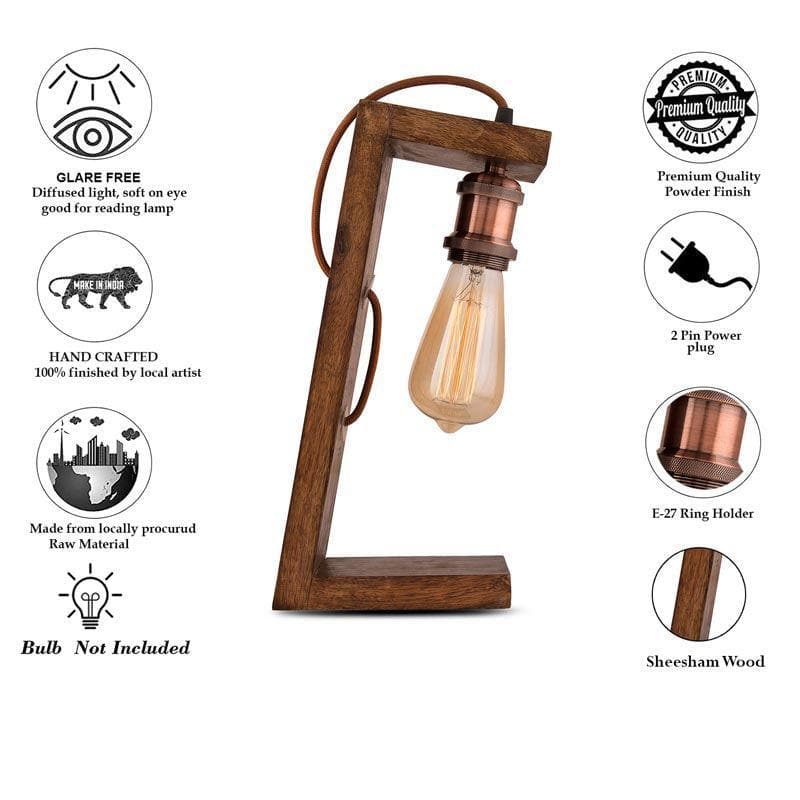 Table Lamp - Rustic Aura Table Lamp - Copper