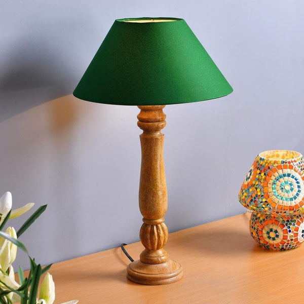 Table Lamp - Rustic Elegance Table Lamp - Green