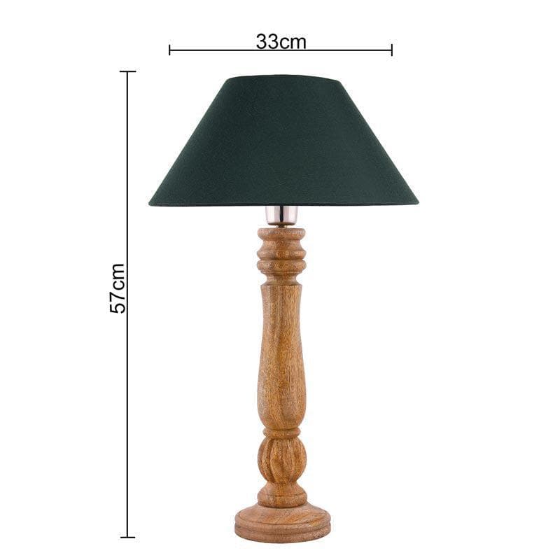 Table Lamp - Rustic Elegance Table Lamp - Green