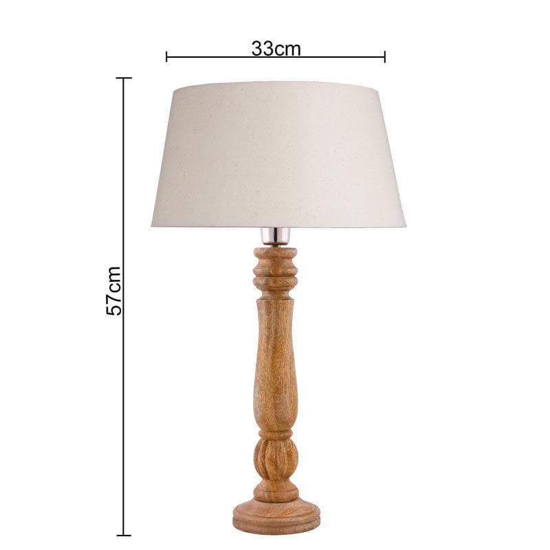 Table Lamp - Rustic Elegance Table Lamp - Khadi