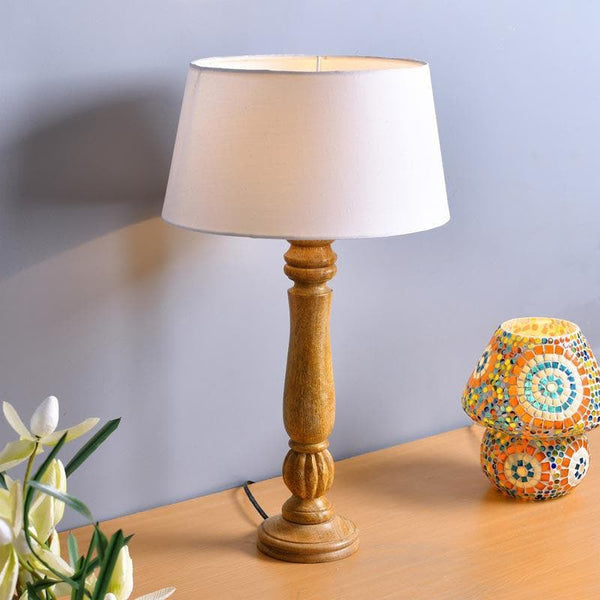 Table Lamp - Rustic Elegance Table Lamp - White