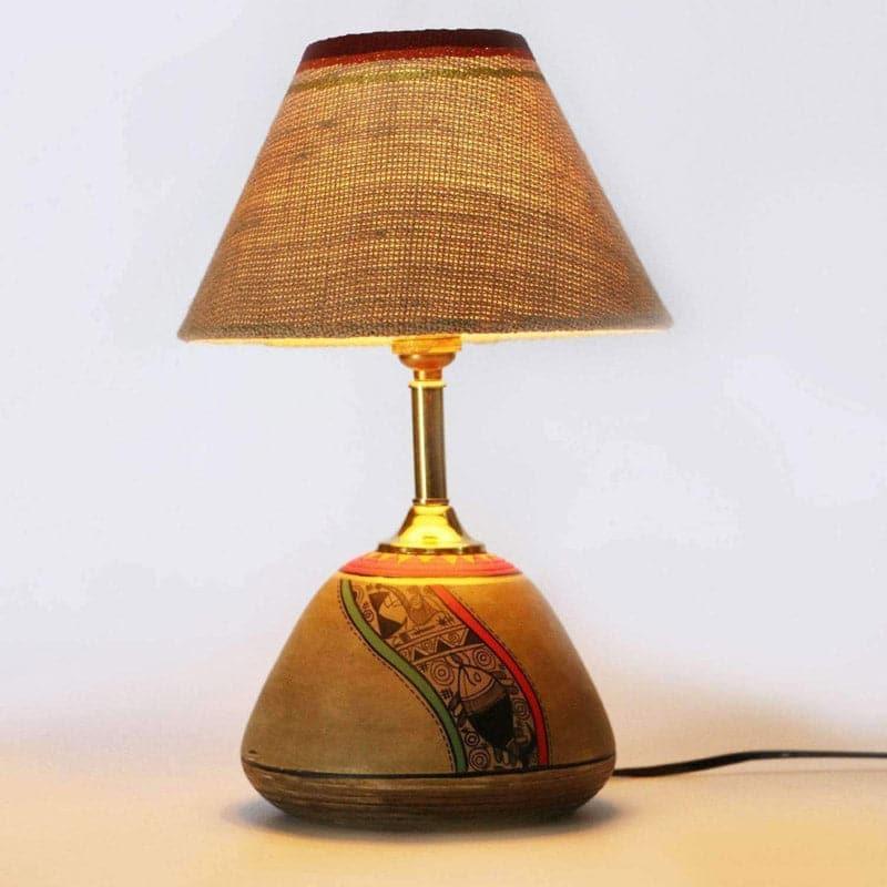 Buy Saafira Terracotta Table Lamp Table Lamp from Vaaree