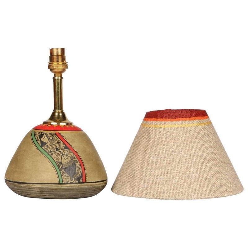 Buy Saafira Terracotta Table Lamp Table Lamp from Vaaree