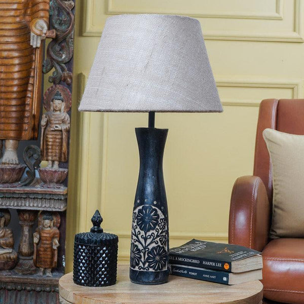 Table Lamp - Sandy Serenity Petunia Table Lamp