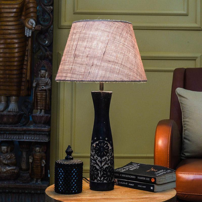 Table Lamp - Sandy Serenity Petunia Table Lamp