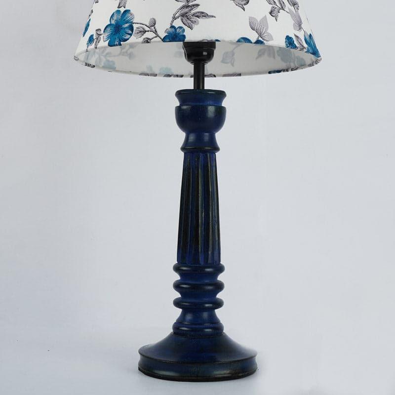 Table Lamp - Saphire Bloom Petunia Table Lamp