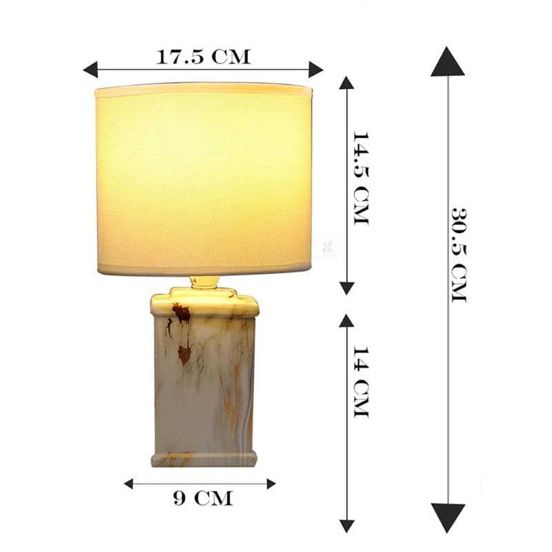 Table Lamp - Serene Aura Table Lamp - White