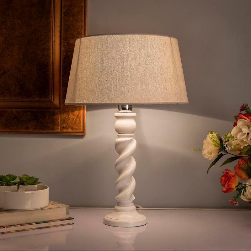 Buy Serenity Shade Table Lamp - Khadi Table Lamp from Vaaree