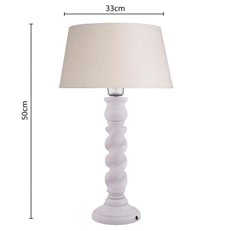 Table Lamp - Serenity Shade Table Lamp - Khadi