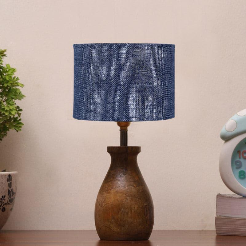 Buy Sheldo Mista Table Lamp - Blue Table Lamp from Vaaree